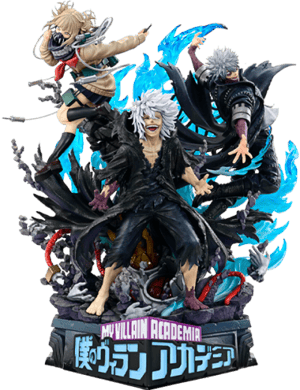 Tomura Shigaraki, Dabi, and Himiko Toga (Deluxe Version) My Hero Academia Quarter Scale Statue Image
