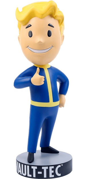Vault Boy 76 (Charisma) Mega Bobblehead Fallout Bobble Head Image