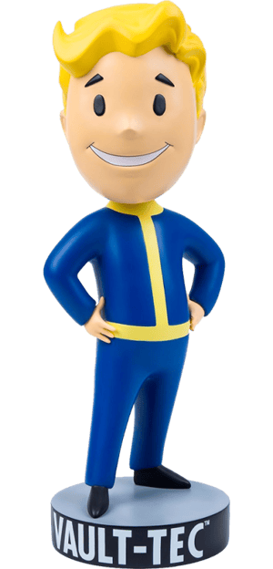 Vault Boy 76 (Hands on Hips) Mega Bobblehead Fallout Bobble Head Image