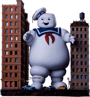 ゲームキャラクター Be@rbrick STAY PUFT MARSHMALLOW MAN BearBrick BE@RBRICK STAY PUFT MARSHMALLOW MAN WHITE CHROME