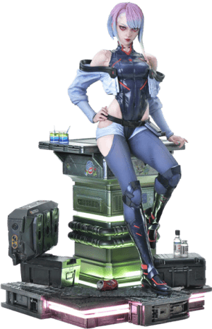 Lucy Cyberpunk 2077 Quarter Scale Statue Image