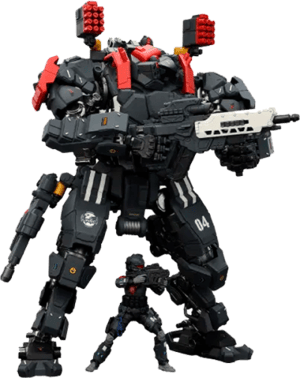 Tyrant Squad-04 City Combat Type Battle for the Stars Action Figure Image