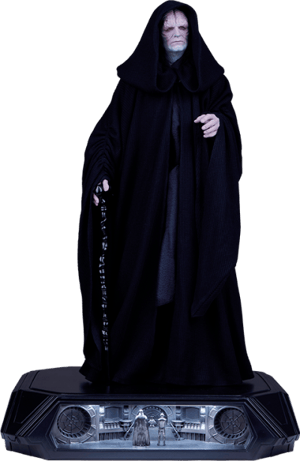 Emperor Palpatine Hyperreal Star Wars 1:3 Scale Statue Image