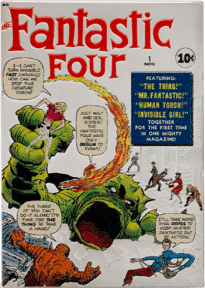 Marvel Fantastic Four #1 Marvel Silver Collectible Image
