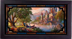 Beauty and the Beast II Disney Stained Glass Image