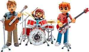 Sex Bob-Omb (3-Pack) Scott Pilgrim Collectible Figure Image