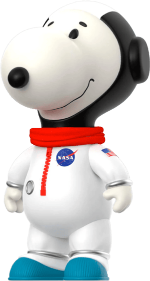 Snoopy (White Spacesuit) Peanuts Vinyl Collectible Image