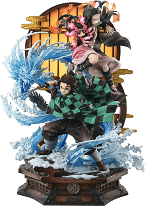 Kamado Tanjiro & Kamado Nezuko (Ultimate Bonus Version) Demon Slayer Statues Image