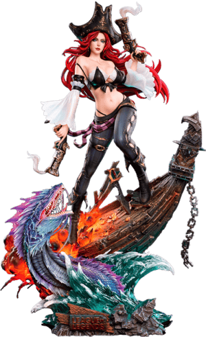 The Bounty Hunter – Miss Fortune League of Legends Statues Image