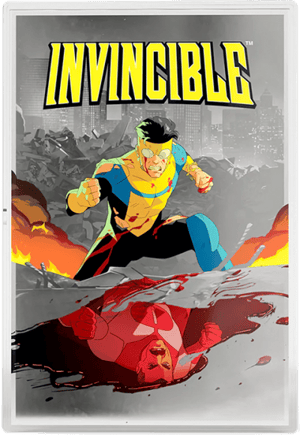 Invincible™ Season 2 Poster Foil Invincible Silver Collectible Image