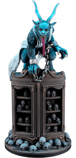 Krampus Hellboy Statues Image