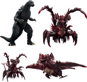 Godzilla Jr & Destoroyah Evolution Set Godzilla Action Figure Image