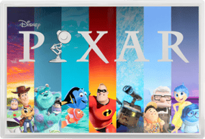 Celebrating Pixar Foil Disney Silver Collectible Image