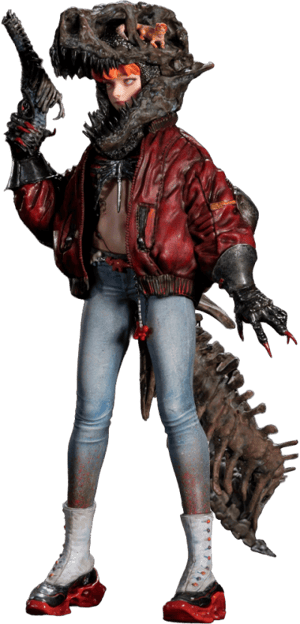 BONEGIRL2 Fierce Girls Statues Image