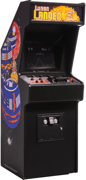 Lunar Lander Quarter Arcade Atari Scaled Replica Image