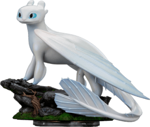 Light Fury How to Train Your Dragon Statues Image