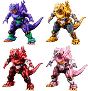 MFS-3 Kiryu Eva (Metallic Color Version) Godzilla PVC Figure Image
