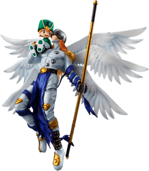Angemon & Takeru Takaishi Digimon Collectible Figure Image