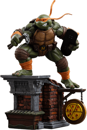 Michelangelo Unleashed Teenage Mutant Ninja Turtles 1:10 Scale Statue Image
