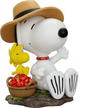 Strawberry Snoopy Peanuts Statues Image