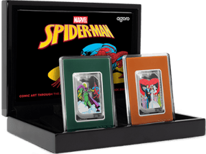 Collector Box – Spider-Man: Comic Art Through The Ages Marvel Silver Collectible Image