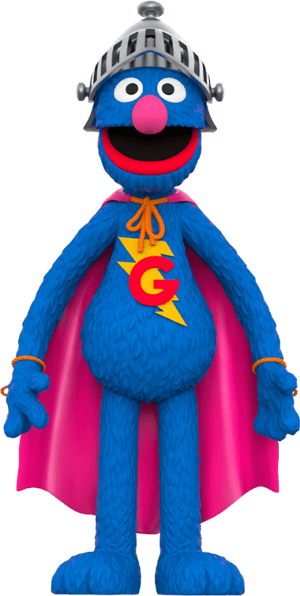 Super Grover Sesame Street Vinyl Collectible Image