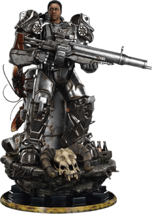 Maximus Power Armor (Deluxe Version) Fallout Quarter Scale Statue Image