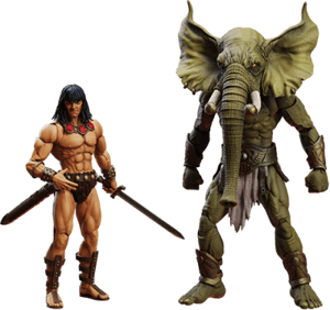 Young Conan and Yag Kosha Conan Action Figure Image