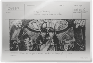 Darth Vader™ Trench Run Foil Star Wars Silver Collectible Image