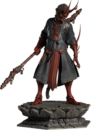 The Destined One in Yaksha’s Outrage Armor Set Black Myth: Wukong Figurine Image