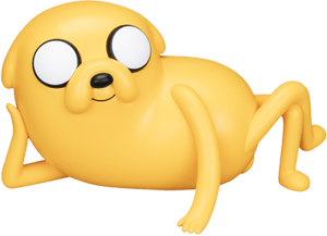 Jake Vinyl Piggy Bank Adventure Time Collectible Figure Image