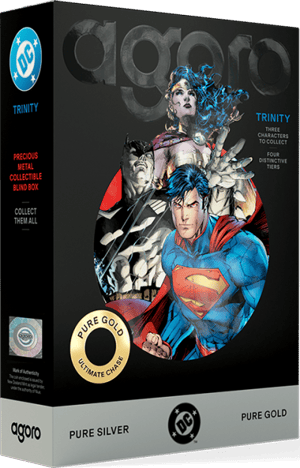 DC Trinity Blind Box DC Comics Silver Collectible Image
