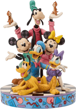 90s Retro Mickey & Friends Disney Figurine Image