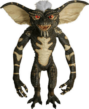 Evil Stripe Puppet Gremlins Prop Image