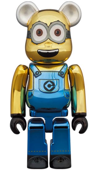 Be@rbrick Dave (Chrome Version) 100% and 400% Collectible Set by Medicom Toy