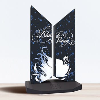  Premium BTS Logo: Black Swan Edition Collectible