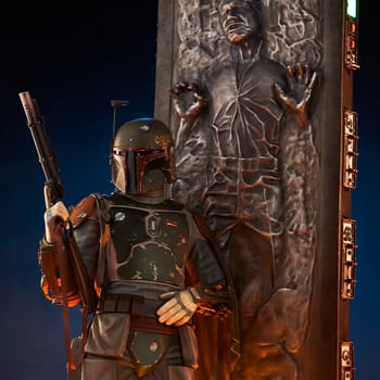  Boba Fett and Han Solo in Carbonite Collectible