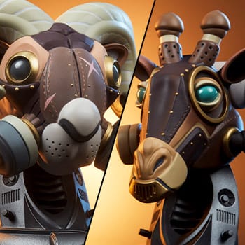  Ram and Giraffe Collectible