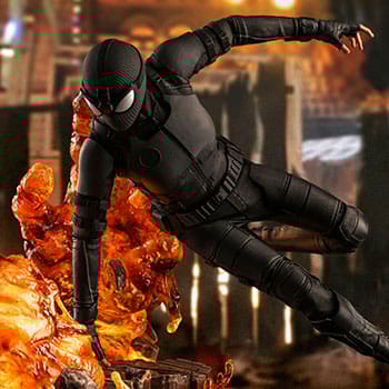 Hot Toys Spider-Man (Stealth Suit) Deluxe Version Collectible