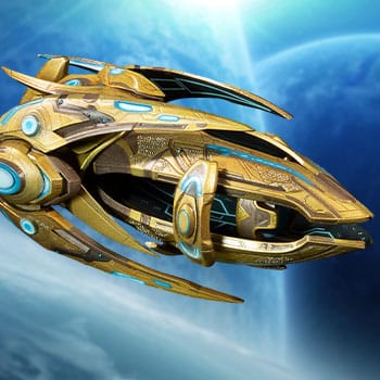  Protoss Carrier Ship Collectible