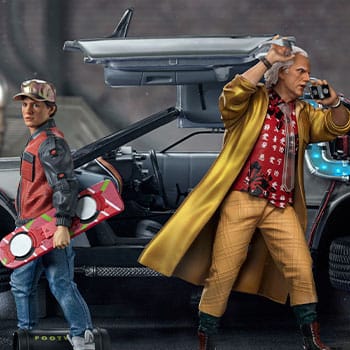  DeLorean Set Full Deluxe Version Collectible