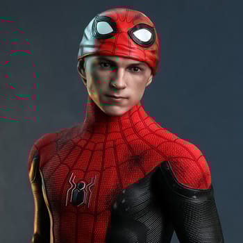 Hot Toys Spider-Man (Battling Version) Movie Promo Edition Collectible