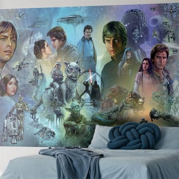  Star Wars Original Trilogy Wallpaper Mural Collectible