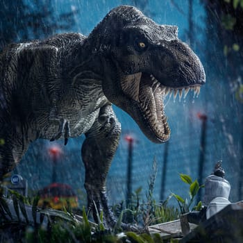  T-Rex and Donald Gennaro Collectible