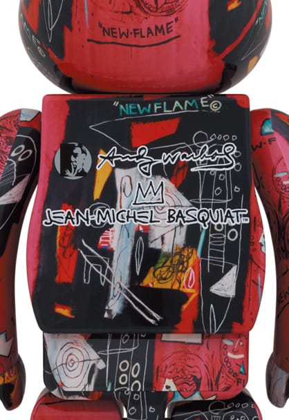 Be@rbrick Andy Warhol X Jean Michel Basquiat #1 1000% Collectible Figure by  Medicom Toy