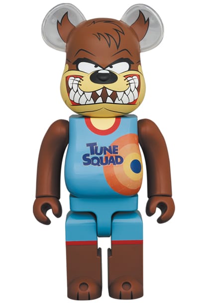 MEDICOM BEARBRICK LOONEY TUNES SPACE JAM TWEETY & TASMANIAN DEVIL 100% 2 PCS SET 