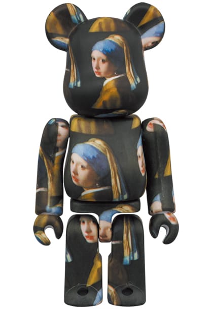 Be@rbrick Johannes Vermeer (Girl with a Pearl Earring) 100% and 