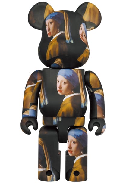 Be@rbrick Johannes Vermeer (Girl with a Pearl Earring) 100% and 400% set by  Medicom