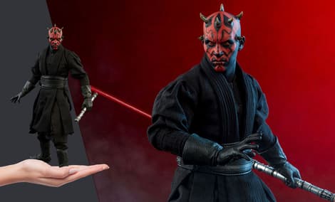 Gallery Feature Image of Darth Maul Duel on Naboo Sixth Scale Figure - Click to open image gallery