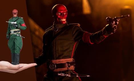 Gallery Feature Image of Red Skull Sixth Scale Figure - Click to open image gallery